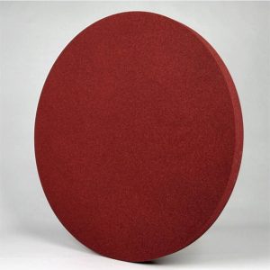 Circulo acústico absorbente en color rojo