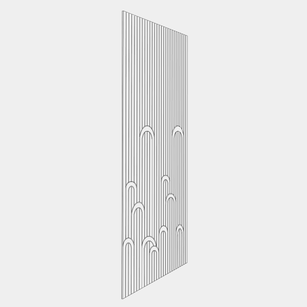 Normaal Eco Slotted Panel - Geconditioneerd akoestisch paneel - Eliacoustic