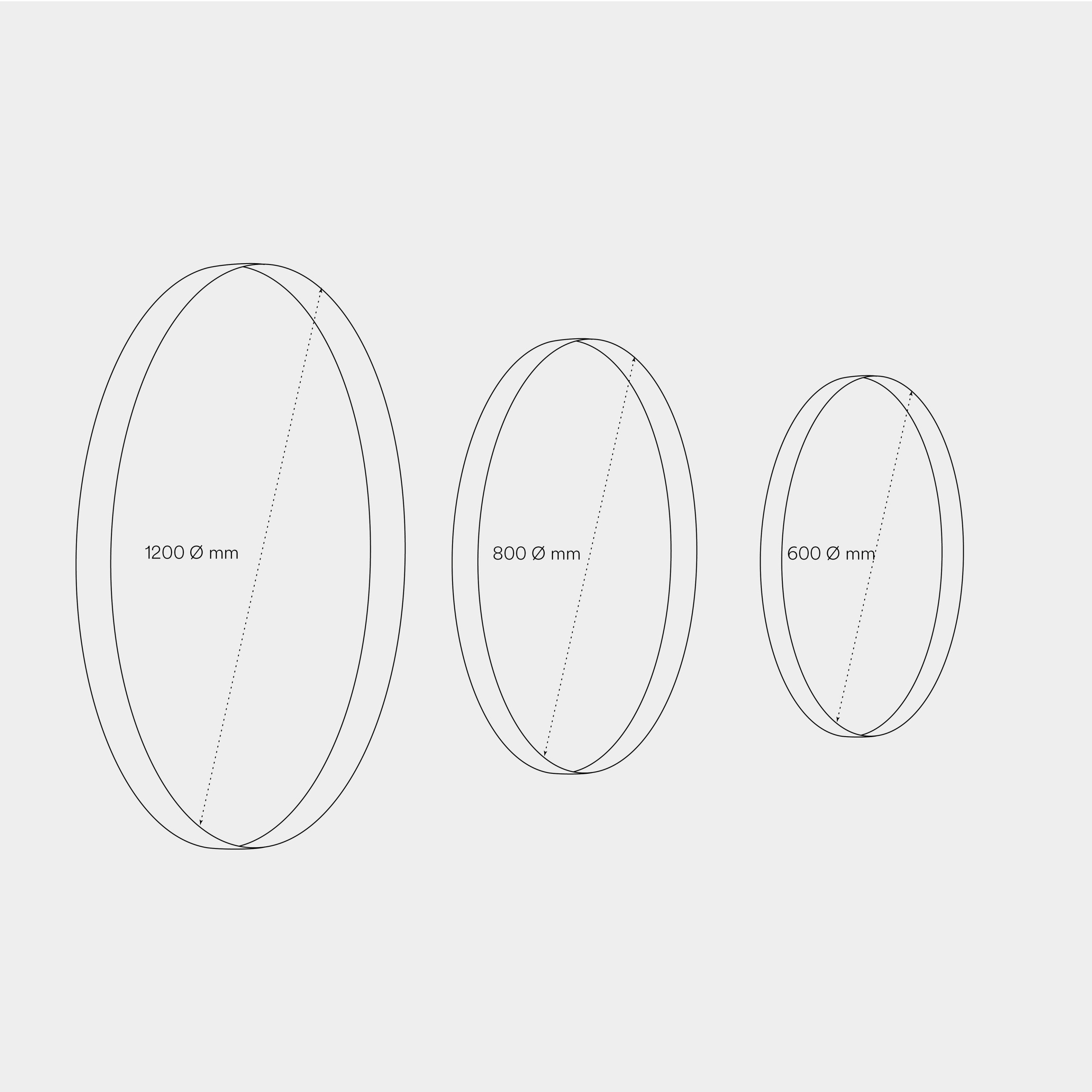 Dimensioni del pannello acustico decorativo Circle Foam