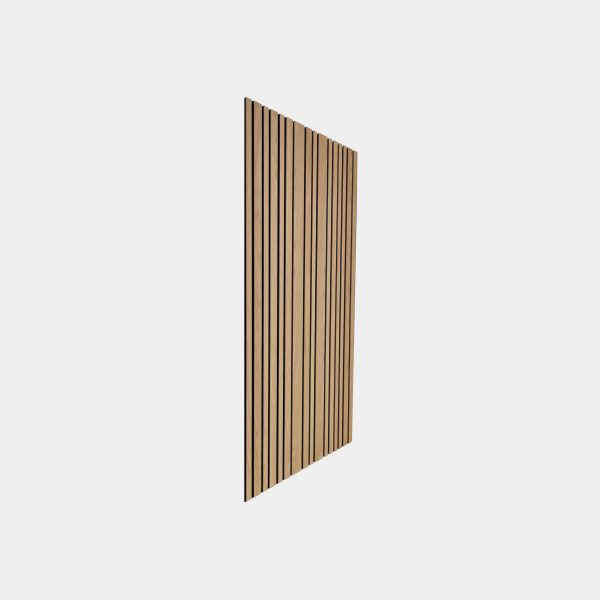 Panel de madera ranurado Regular Eco Panel Fog alistonado de Eliacoustic