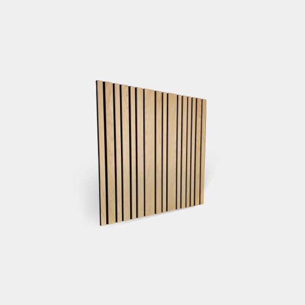 Pannello in legno fessurato Regular Eco Panel Fog dogato di Eliacoustic