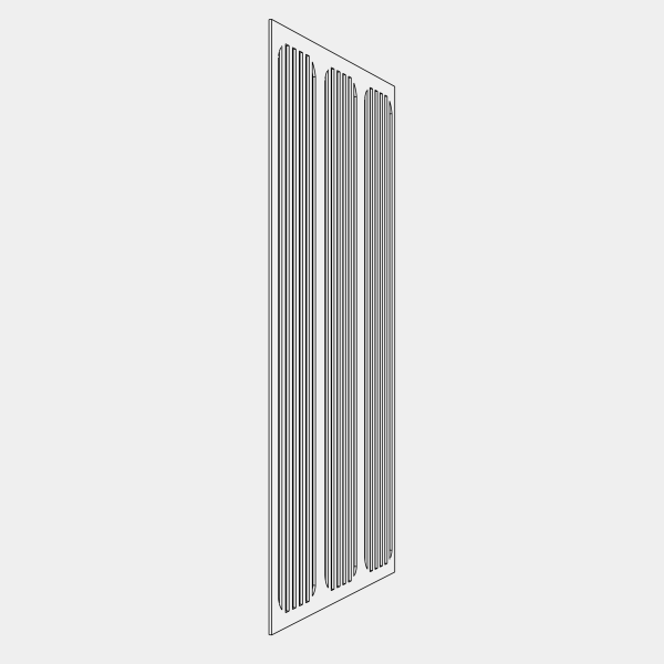 Regular Eco Panel Troquelado - Panel acústico acondicionado - Eliacoustic