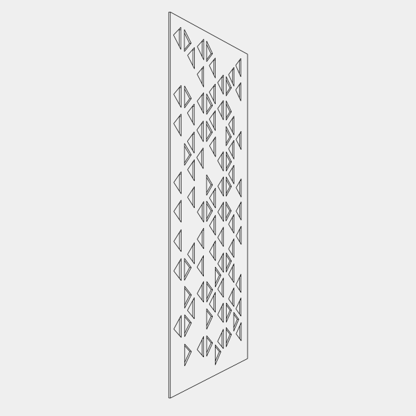 Regular Eco Die-Cut Panel - Conditioned Acoustic Panel - Eliacoustic