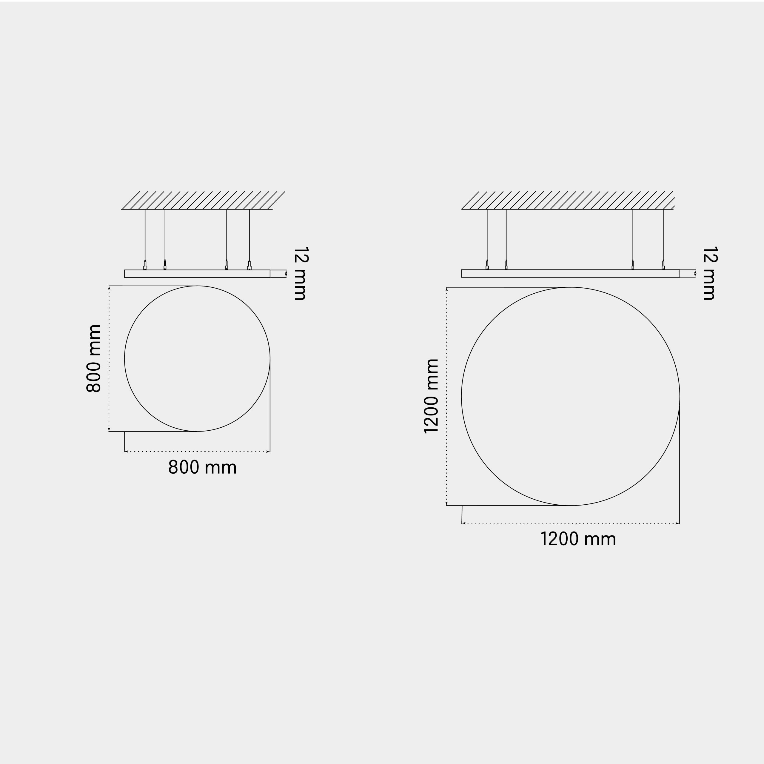 Medidas de los paneles Circle ECOPanel