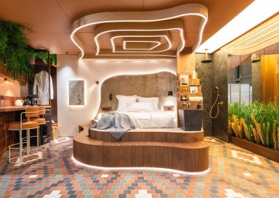 Una habitación de hotel dentro de un sueño para Interihotel