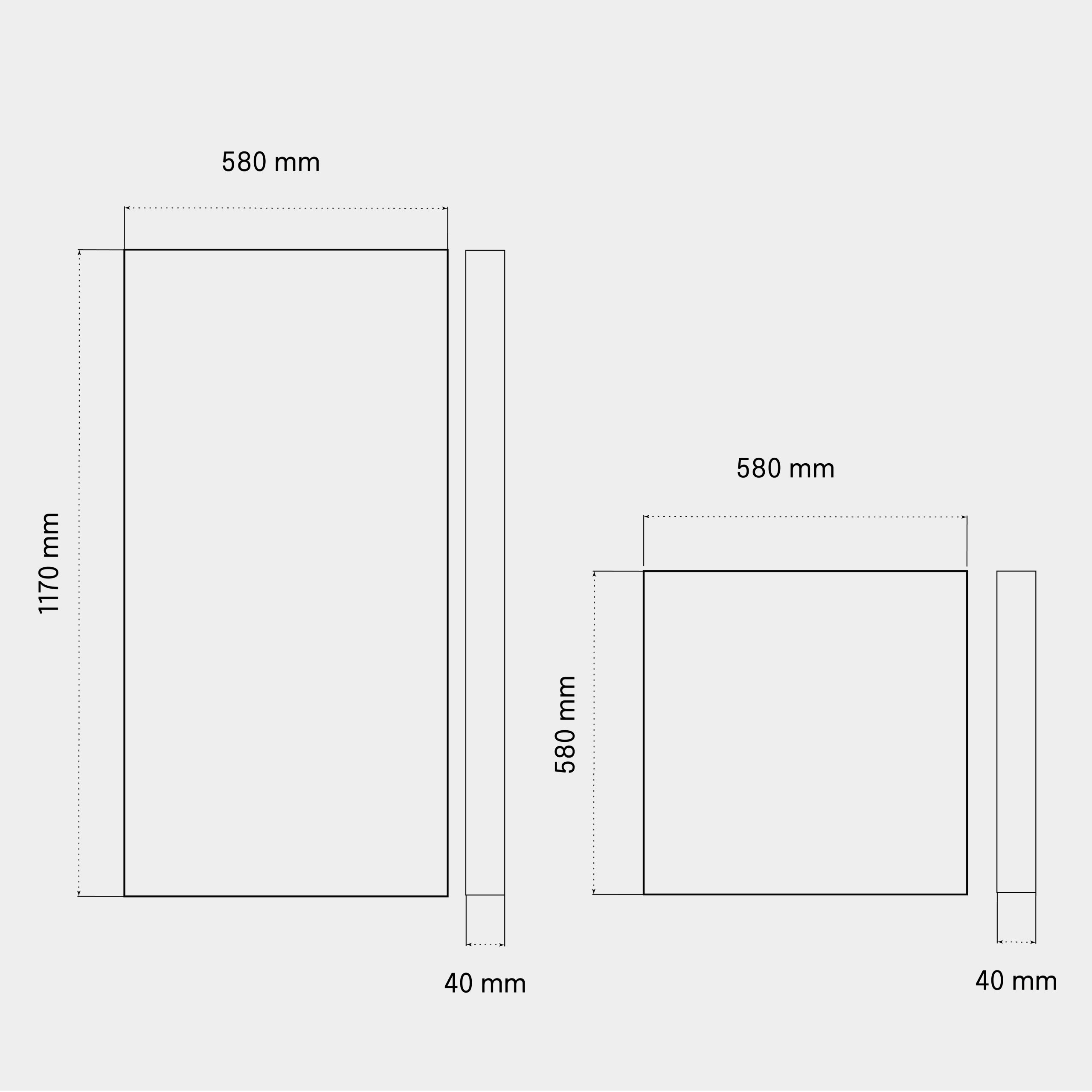 Medidas panel acústico decorativo Regular foam